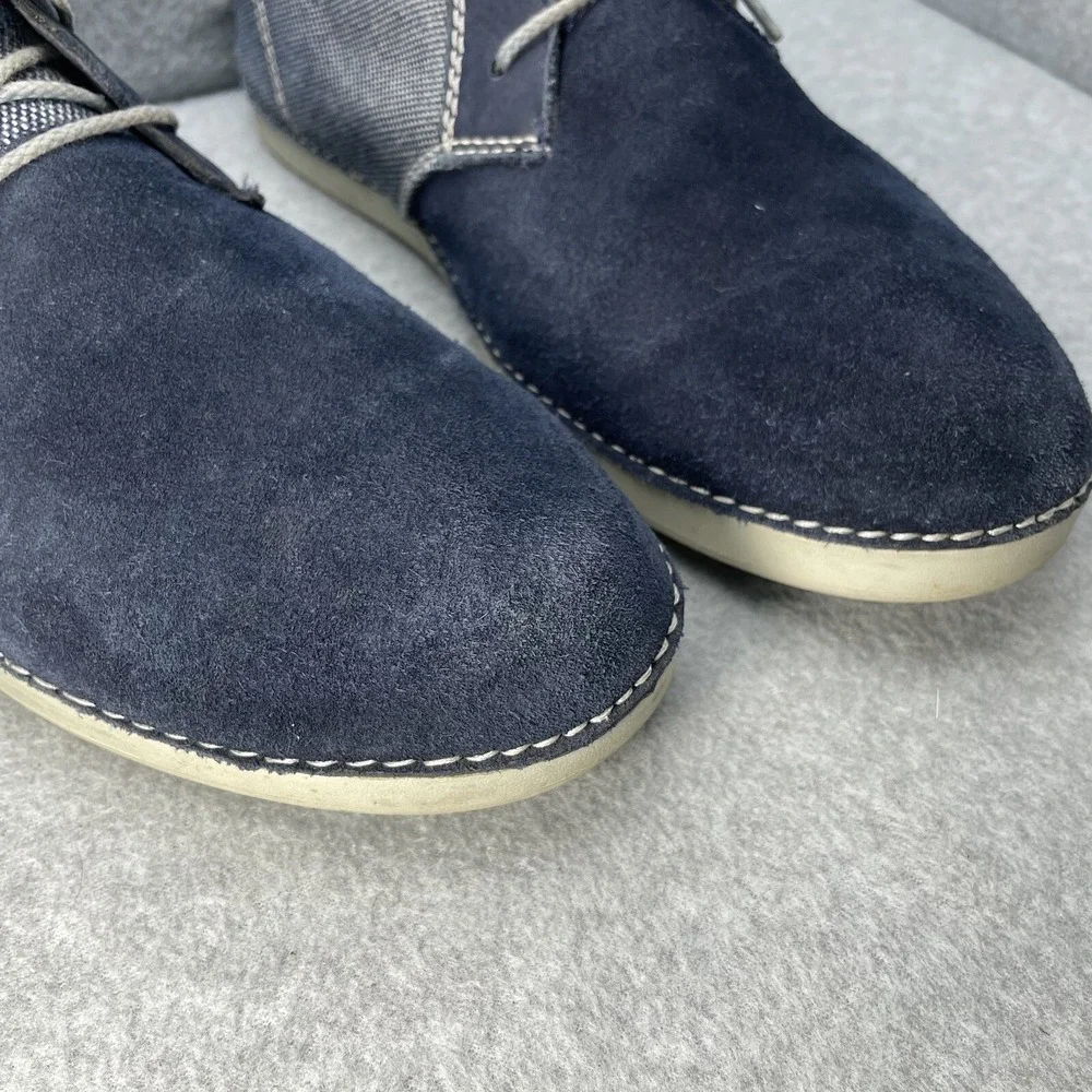 Timberland Earth Keepers Men's Size 11.5 Chukka Boots Blue Suede Leather  Ankle